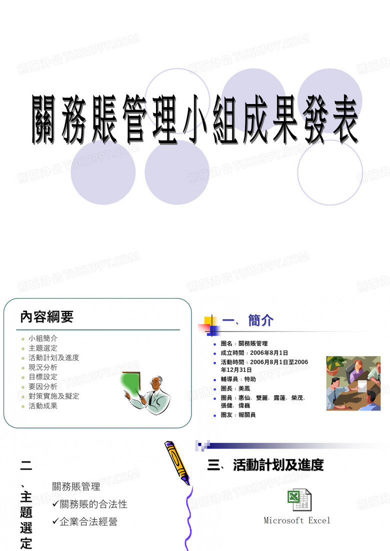 KPI成果展示(关务账管理成果展示)