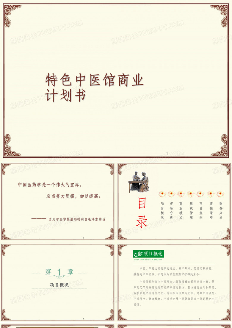 特色中医馆商业计划书