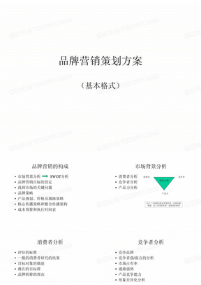 品牌营销策划方案(格式).ppt