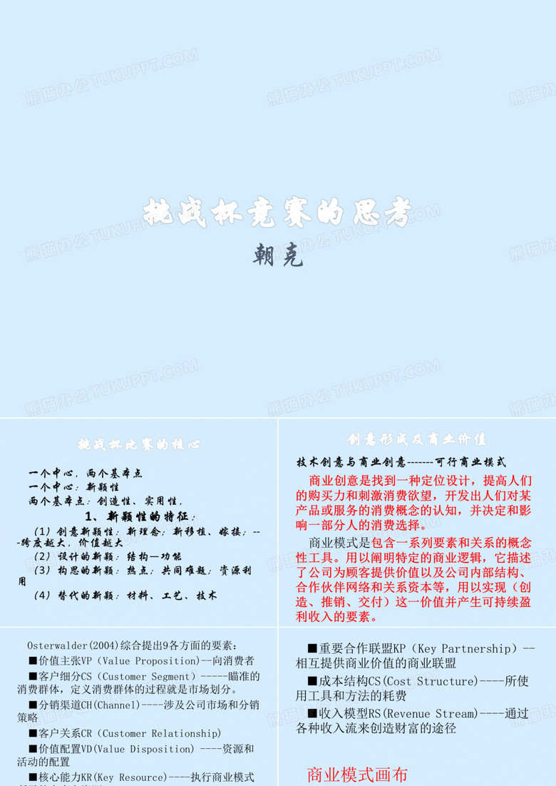 挑战杯竞赛的思考,培训.pptx