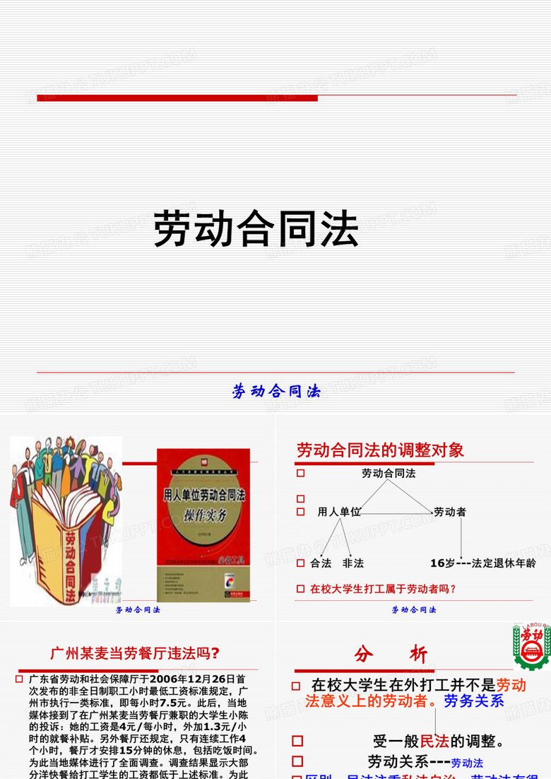 第16章劳动合同法与社会保障法