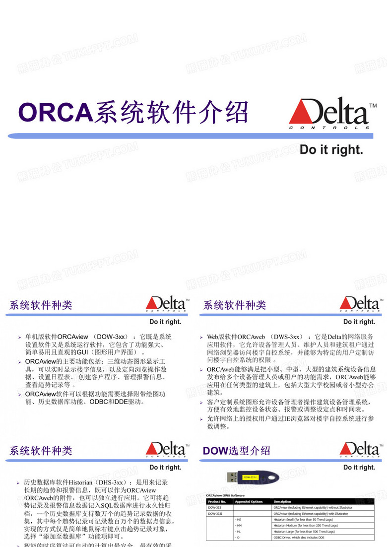 Delta ORCA系统软件介绍及选型