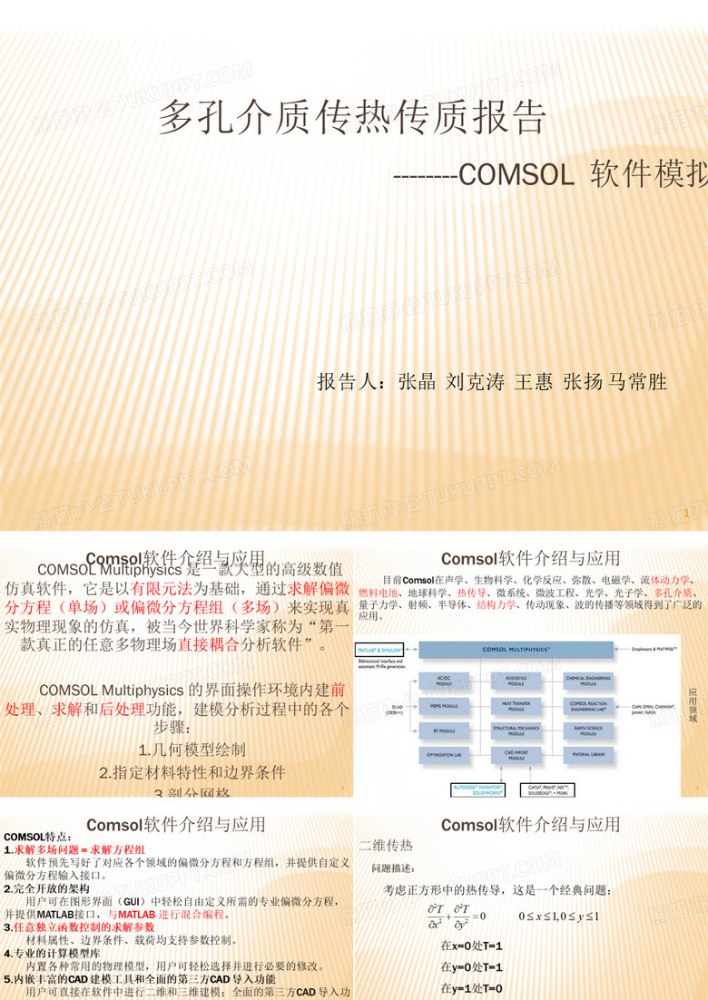 Comsol软件介绍与应用PPT演示