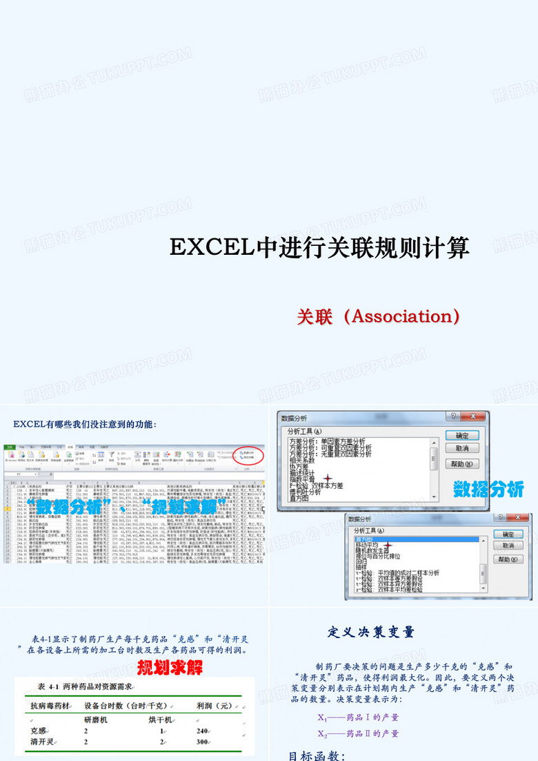 EXCEL做关联分析步骤