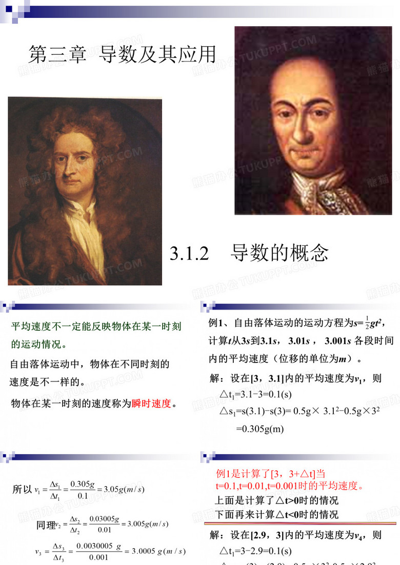 导数的概念,导数几何意义
