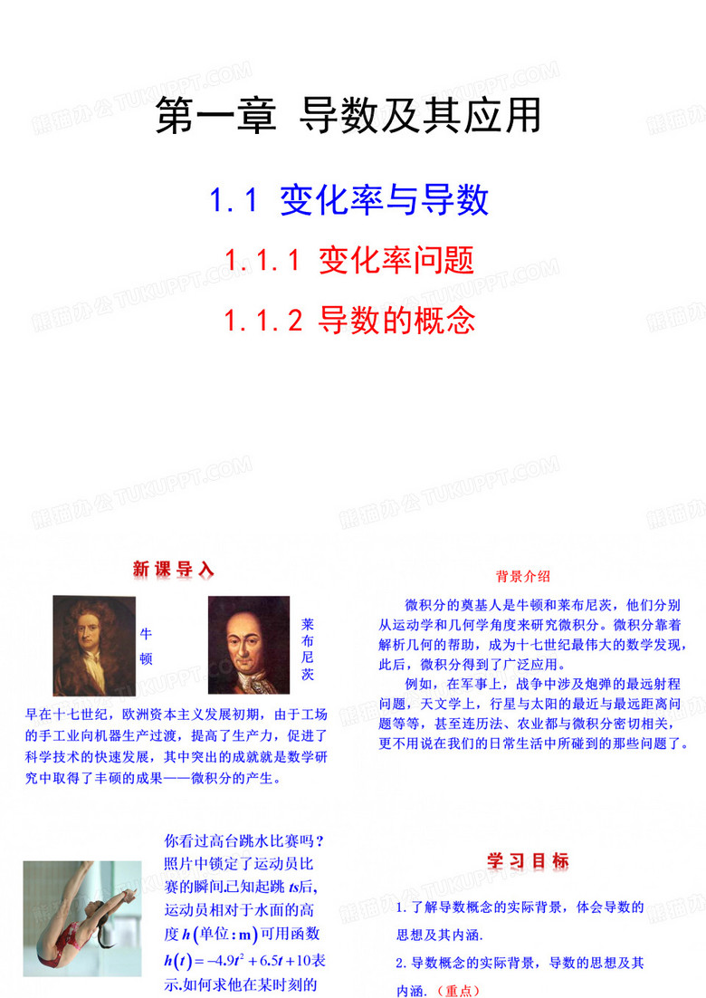 变化率导数 变化率与导数