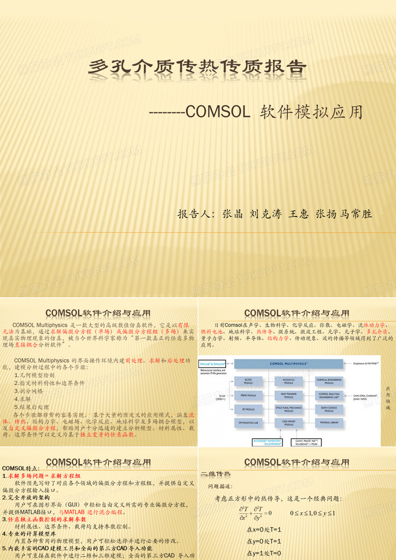 Comsol软件介绍与应用精品PPT课件