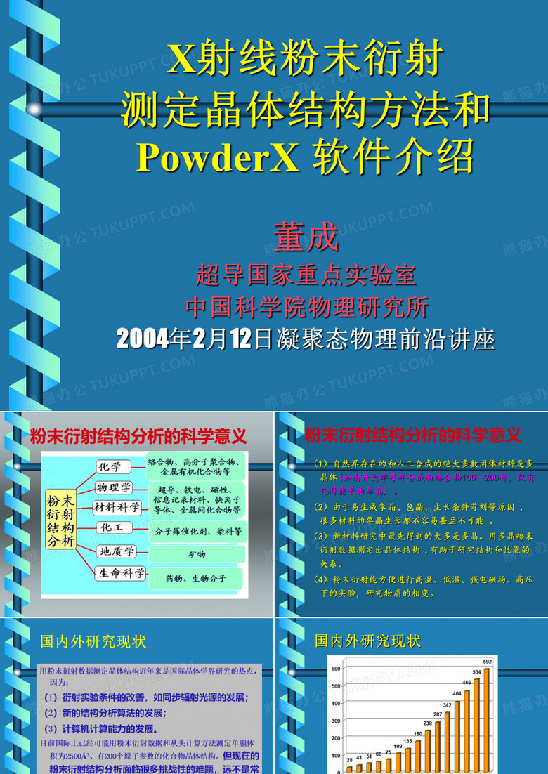 X射线粉末衍射测定晶体结构方法和PowderX_软件介绍