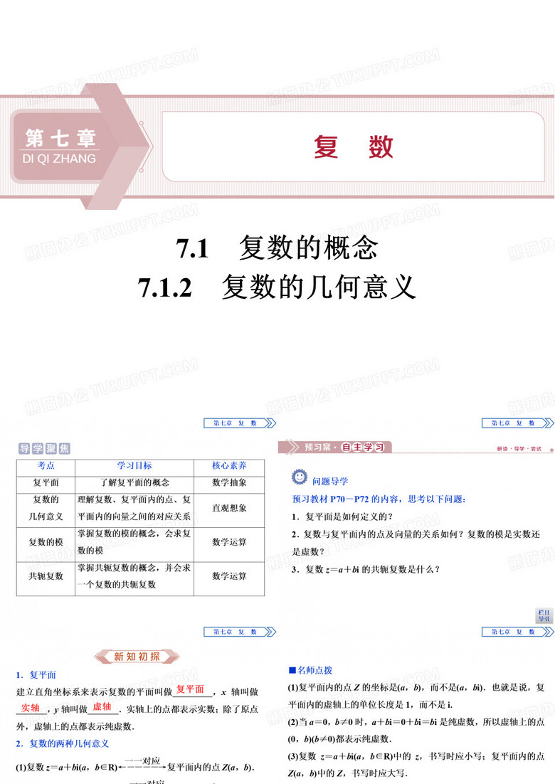 《复数的概念》复数PPT(复数的几何意义)