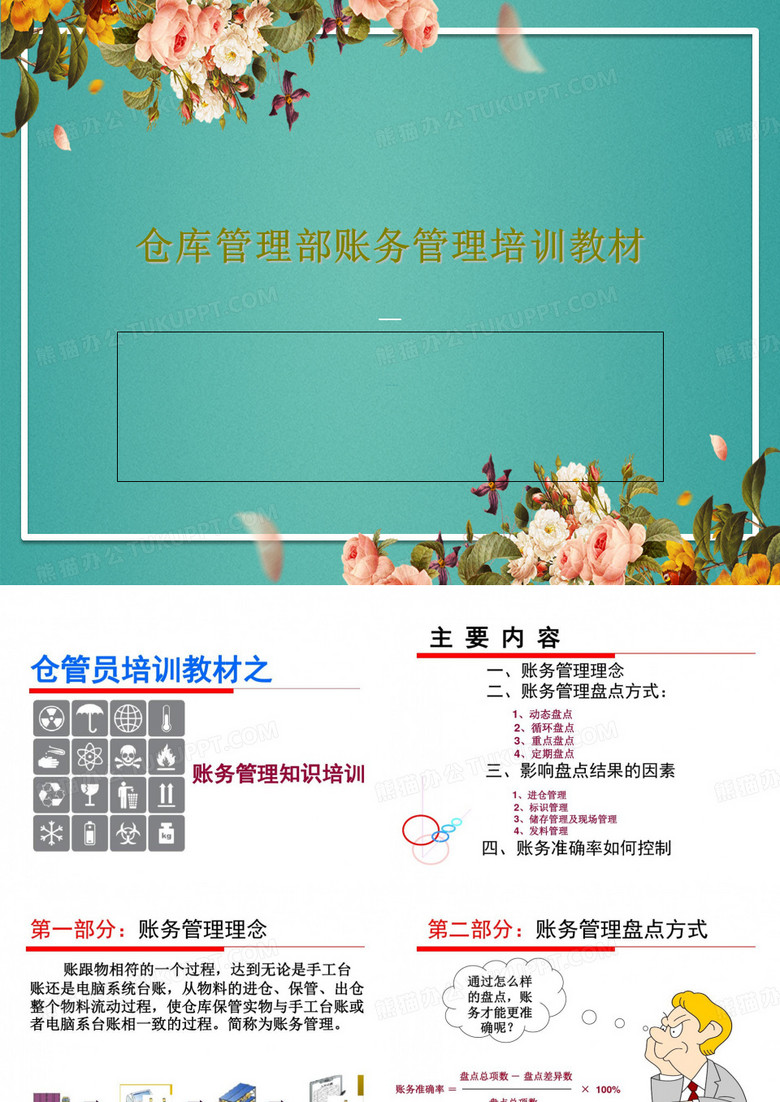 仓库管理部账务管理培训教材33页PPT