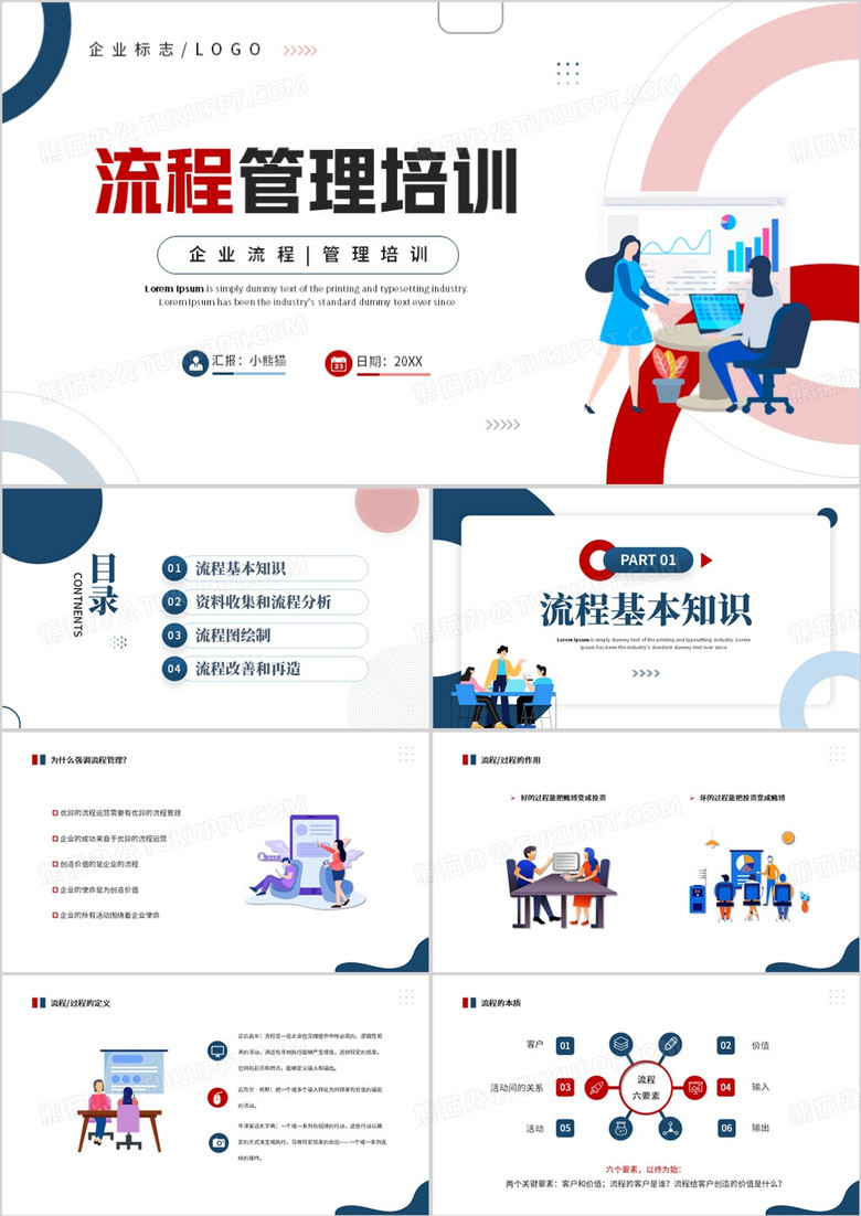 企业流程管理培训PPT模板