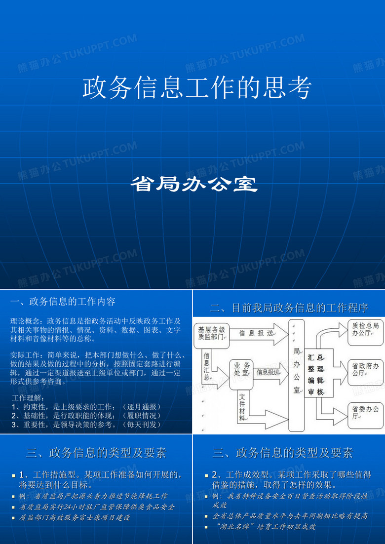 政务信息工作的思考