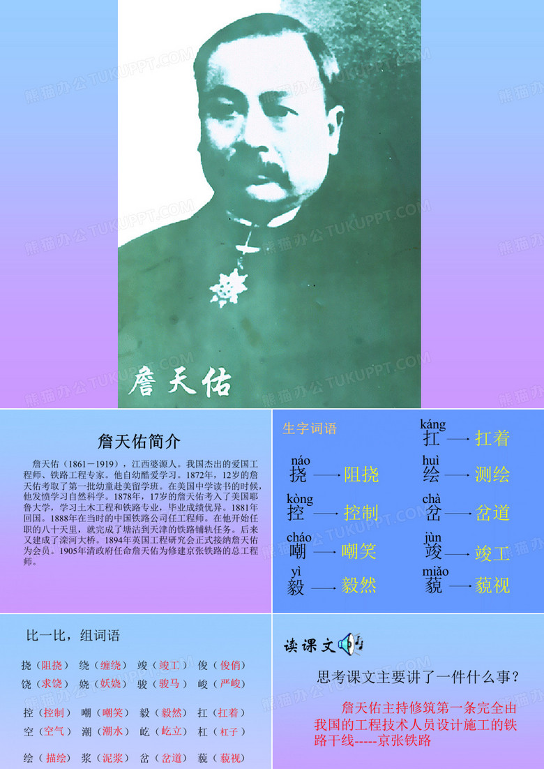 詹天佑简介