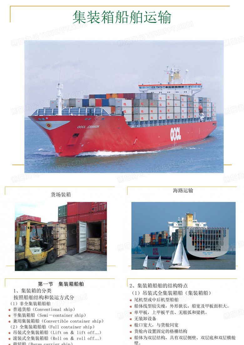集装箱船舶运输