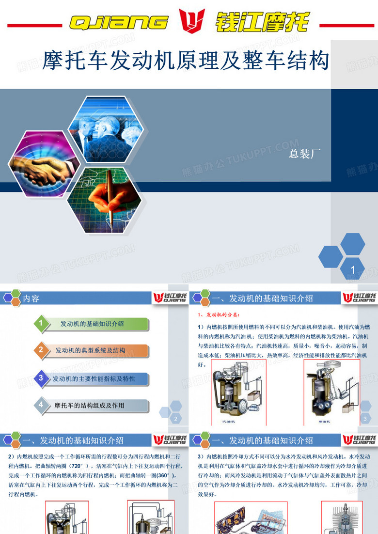 图解摩托车发动机