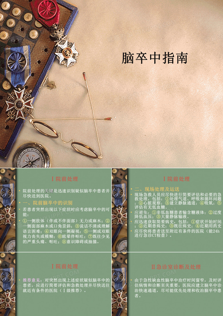 脑卒中指南ppt课件