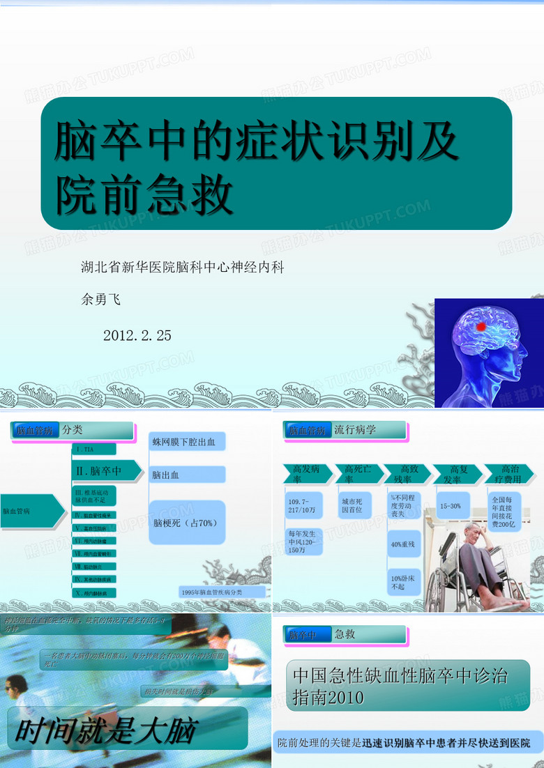 脑卒中的症状识别及院前急救