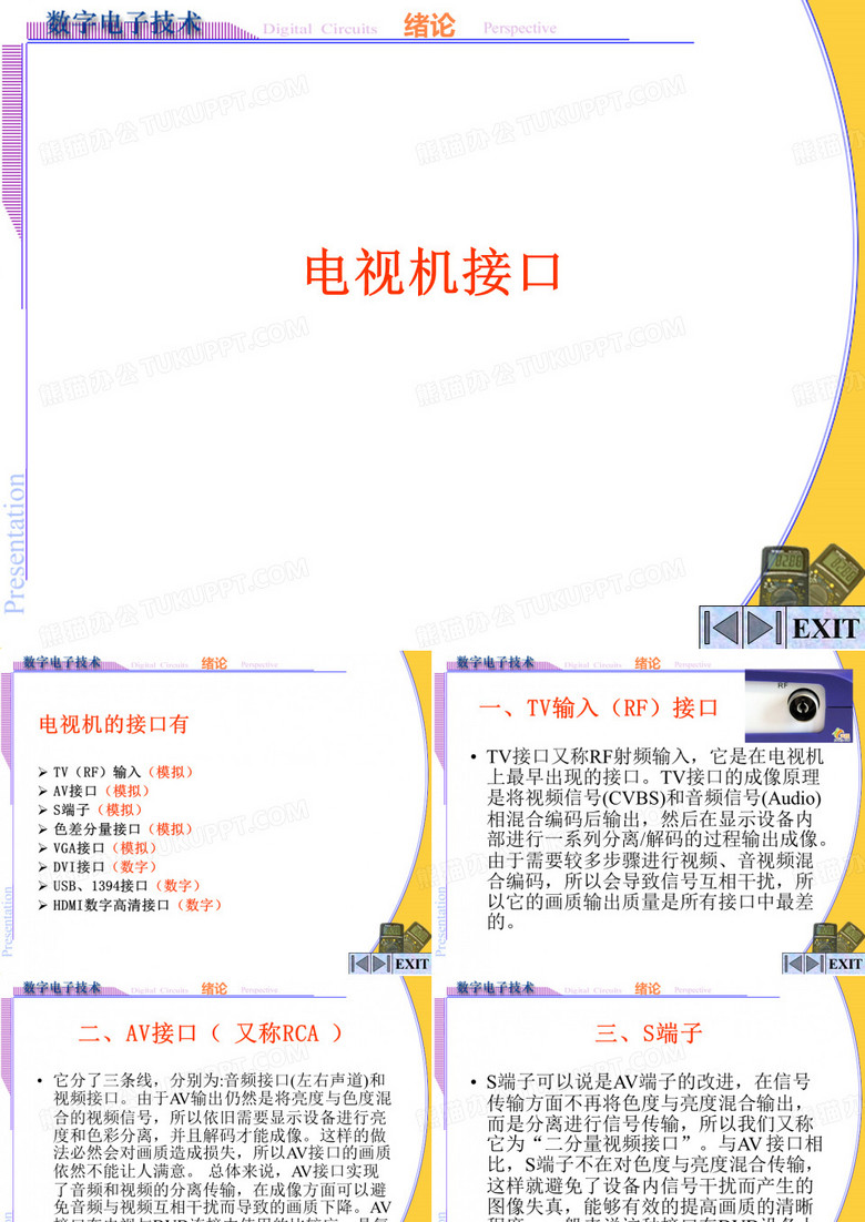 电视机接口