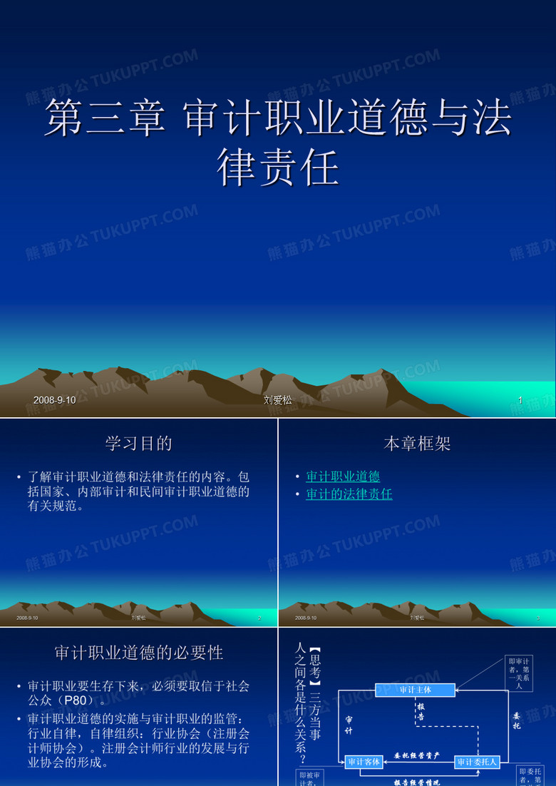 审计职业道德与法律责任