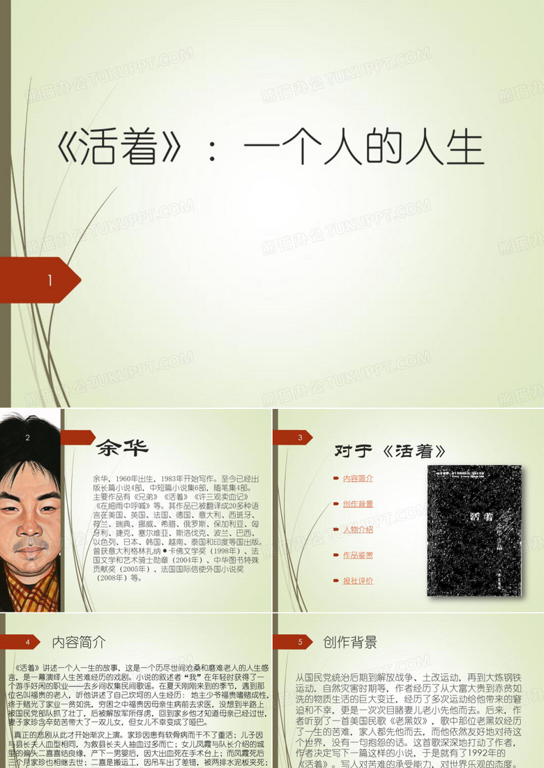 小说《活着》鉴赏ppt课件