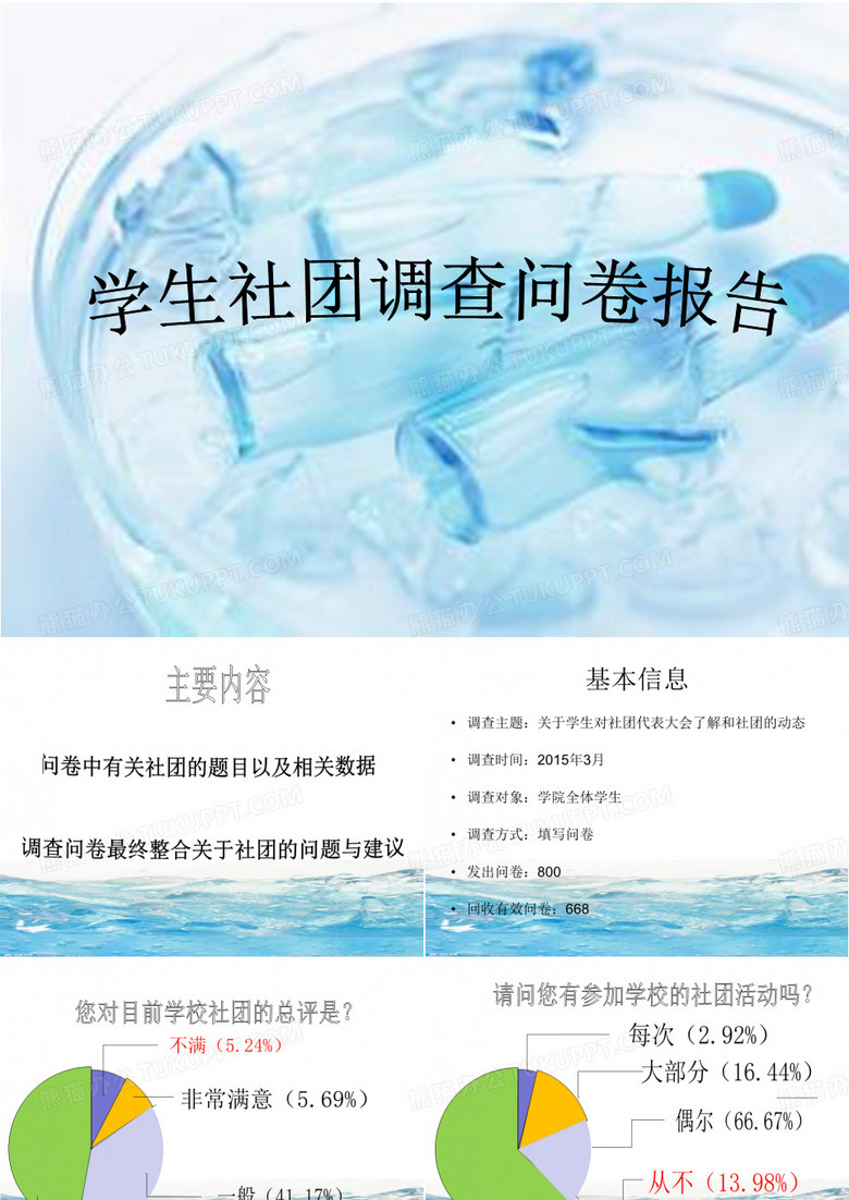 学生社团调查问卷报告