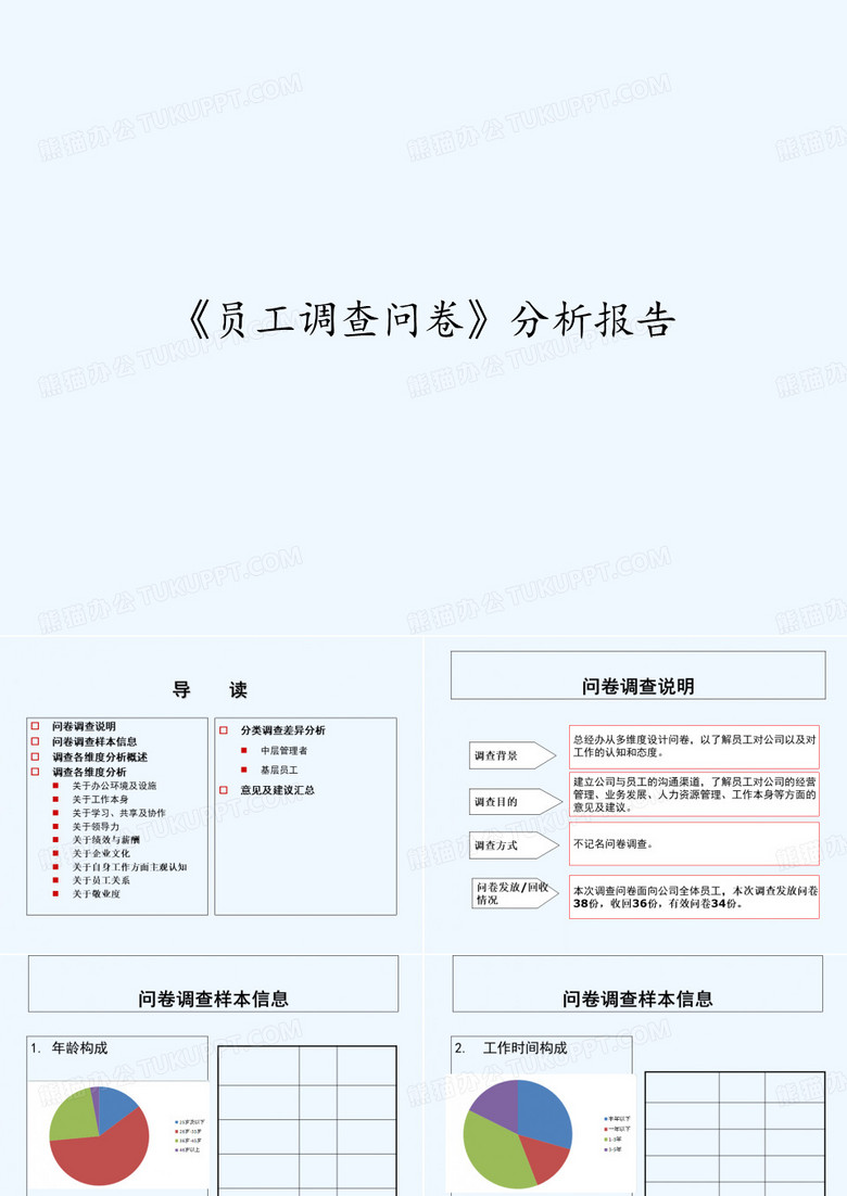 《员工调查问卷》分析报告