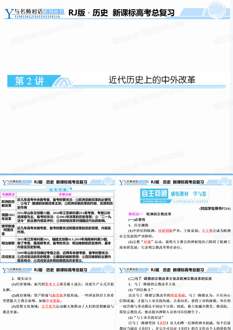 近代历史上的中外改革