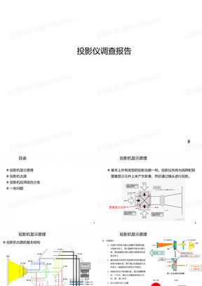 投影仪调查报告