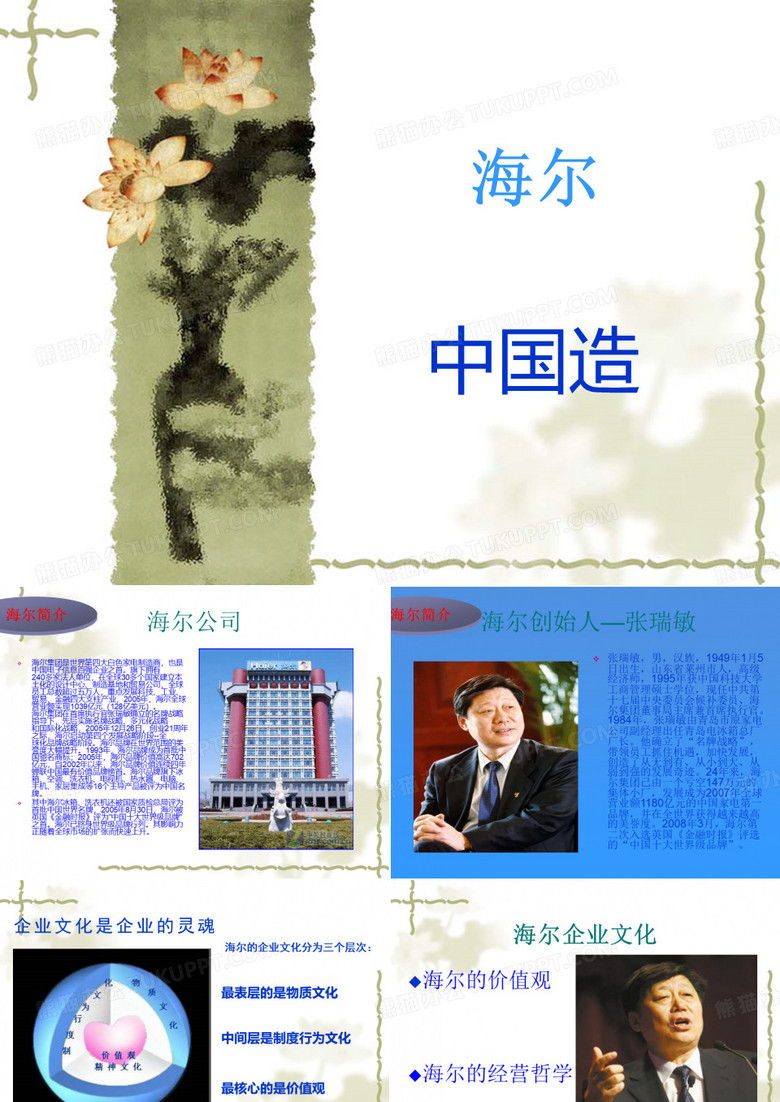 海尔集团的PPT