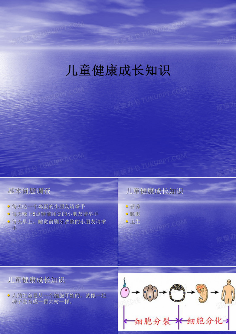 儿童健康成长知识ppt课件