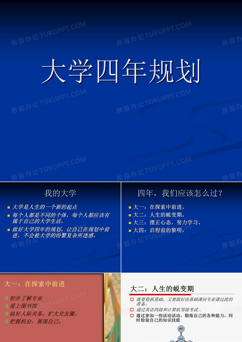 大学四年规划