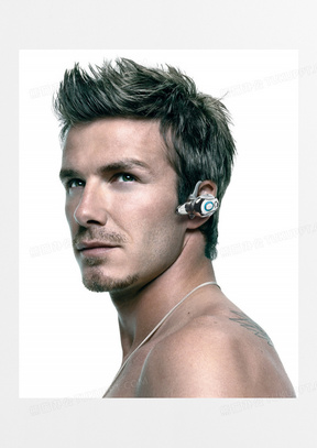 贝克汉姆侧面特写摄影高清图片