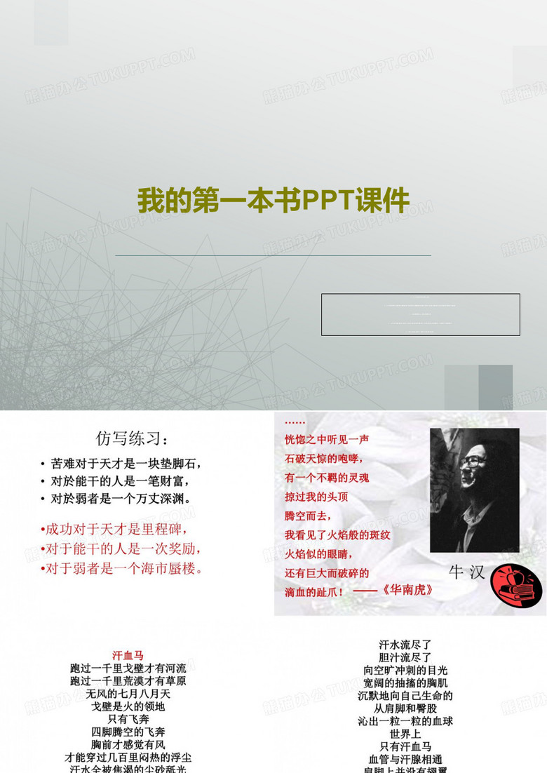 我的第一本书PPT课件44页PPT