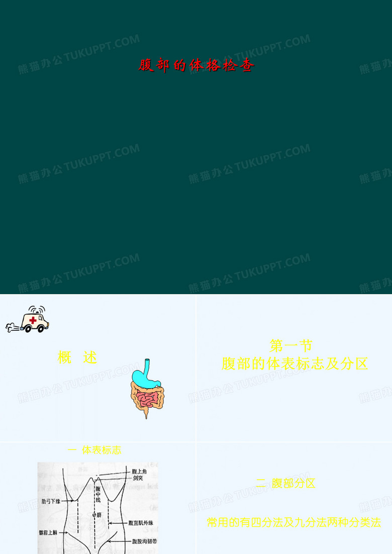 腹部的体格检查