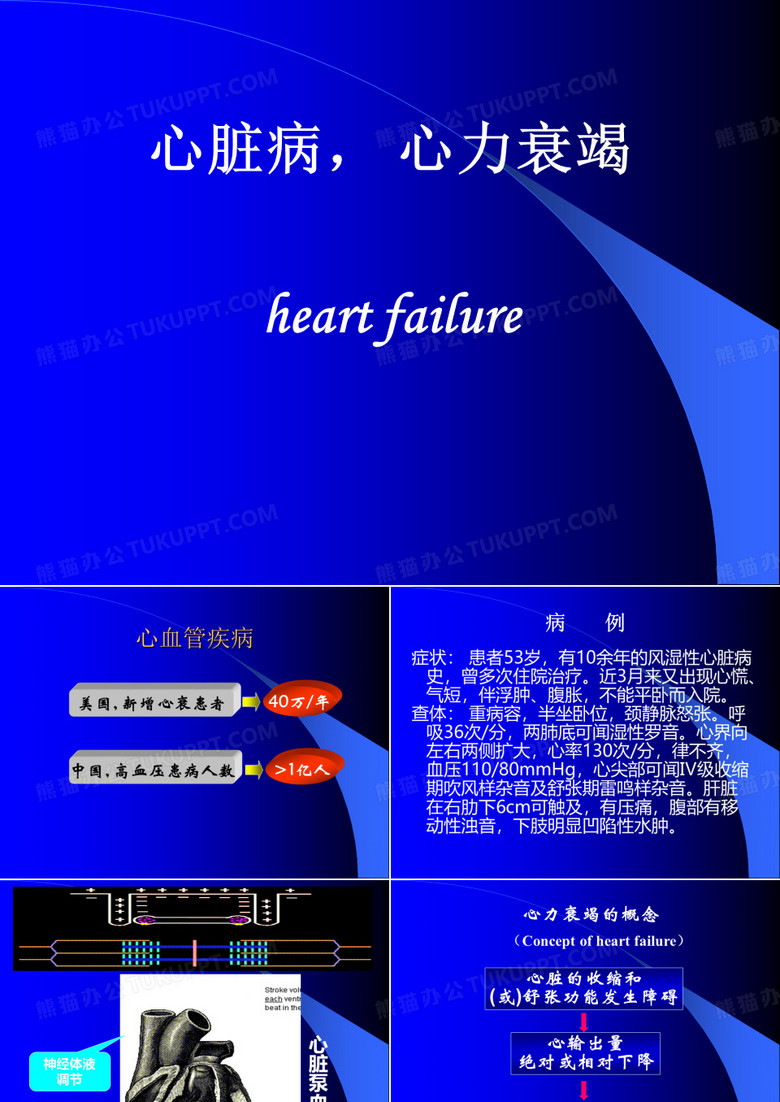 心脏病,心功能衰竭,心功能不全