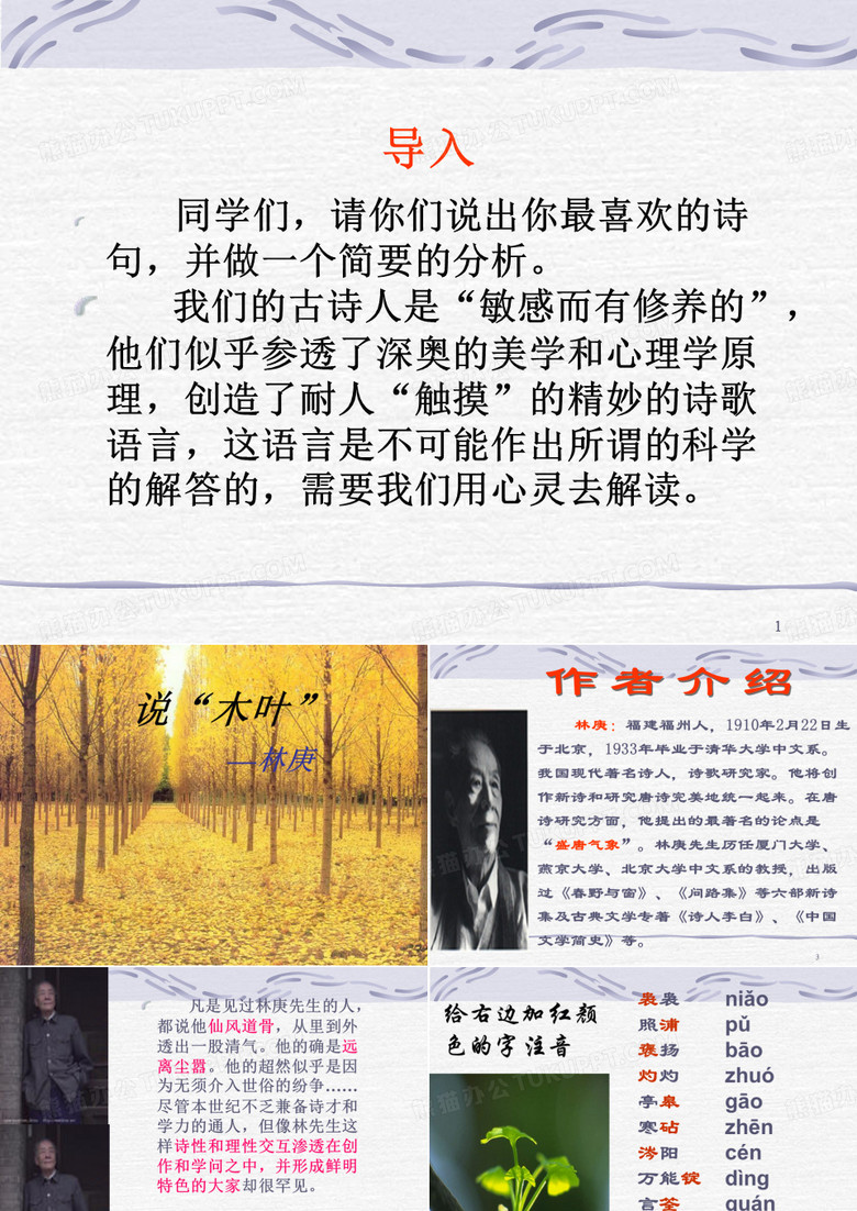 说“木叶”