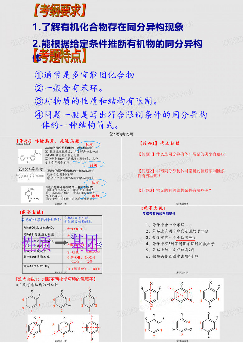 同分异构体复习