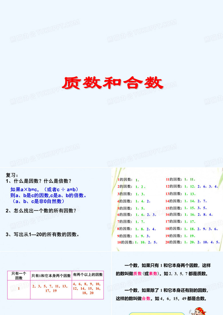 质数和合数PPT.3 质数和合数ppt