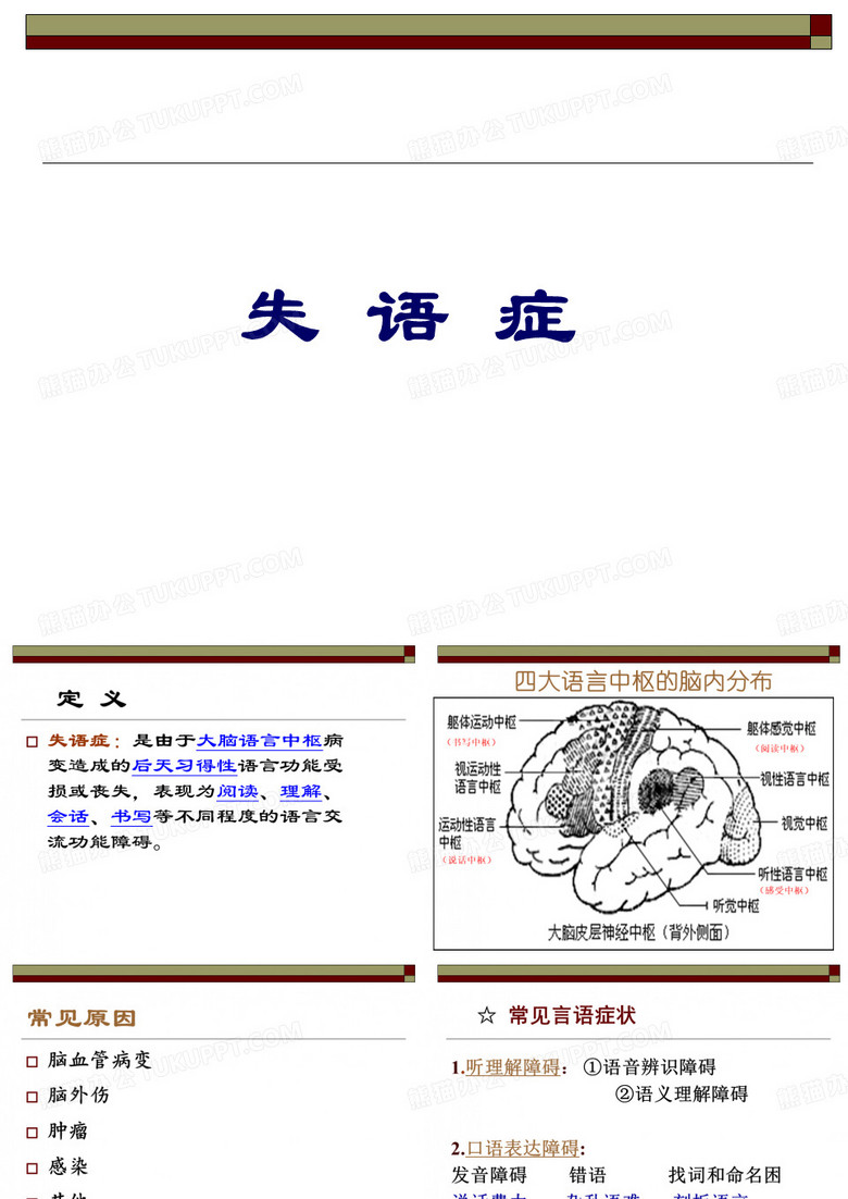 失语症症状
