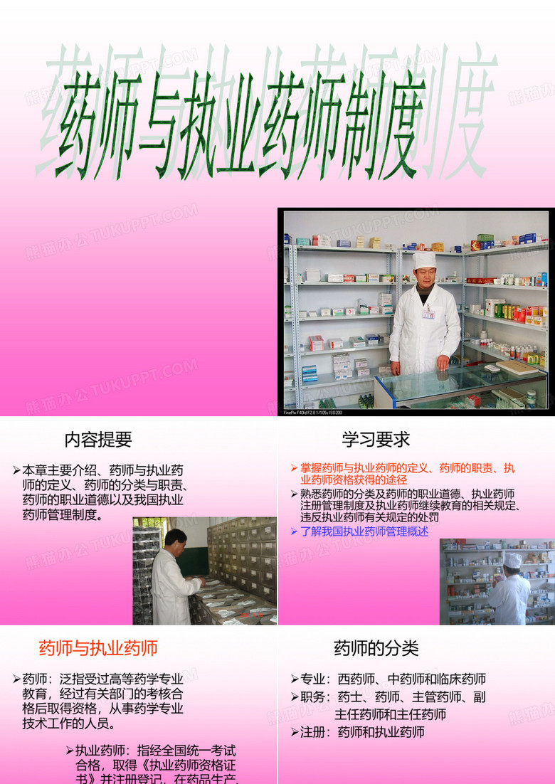 药师与执业药师制度