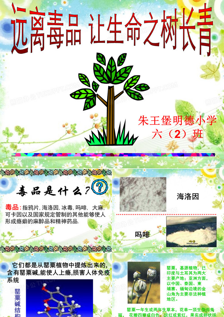 禁毒教育主题班会