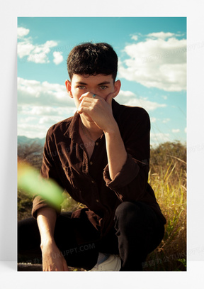 帅男孩图片素材