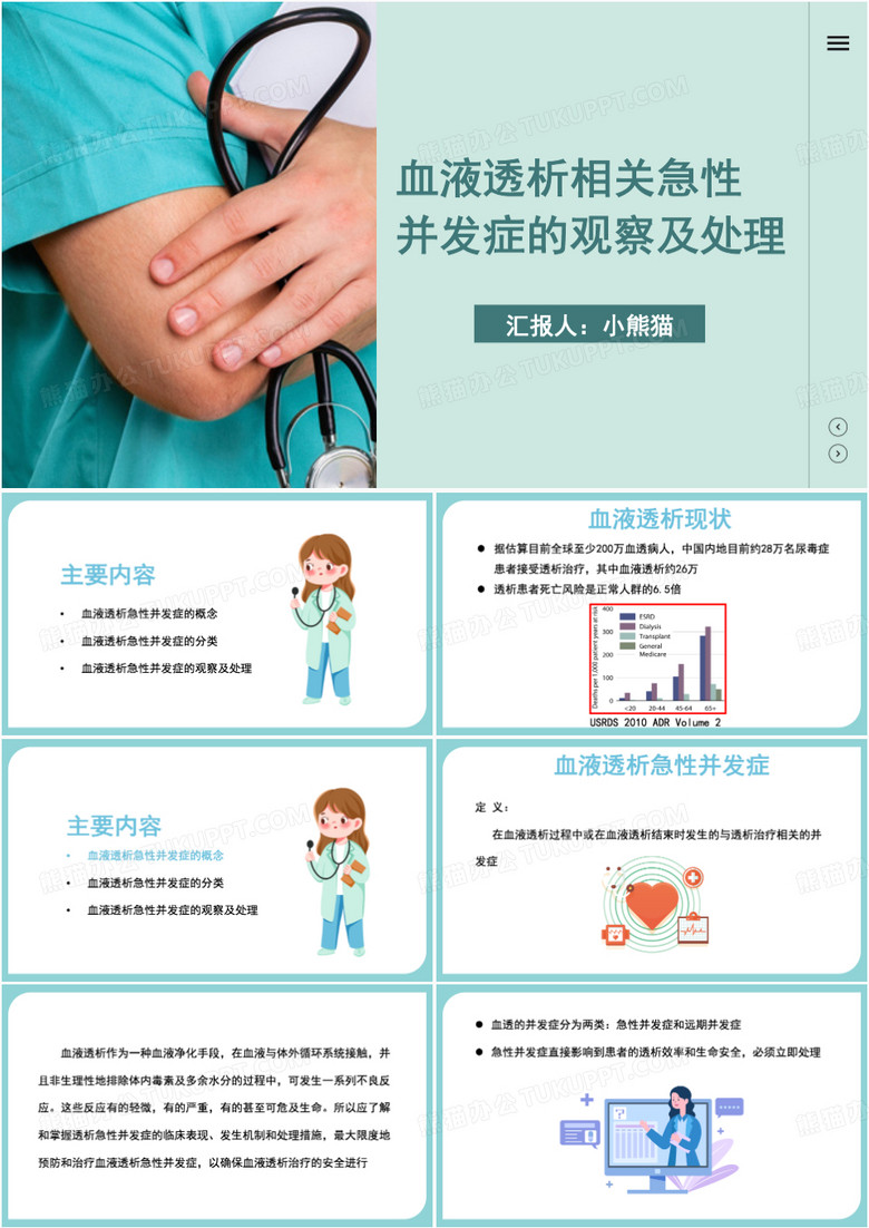 血液透析相关急性并发症的观察及处理PPT模板