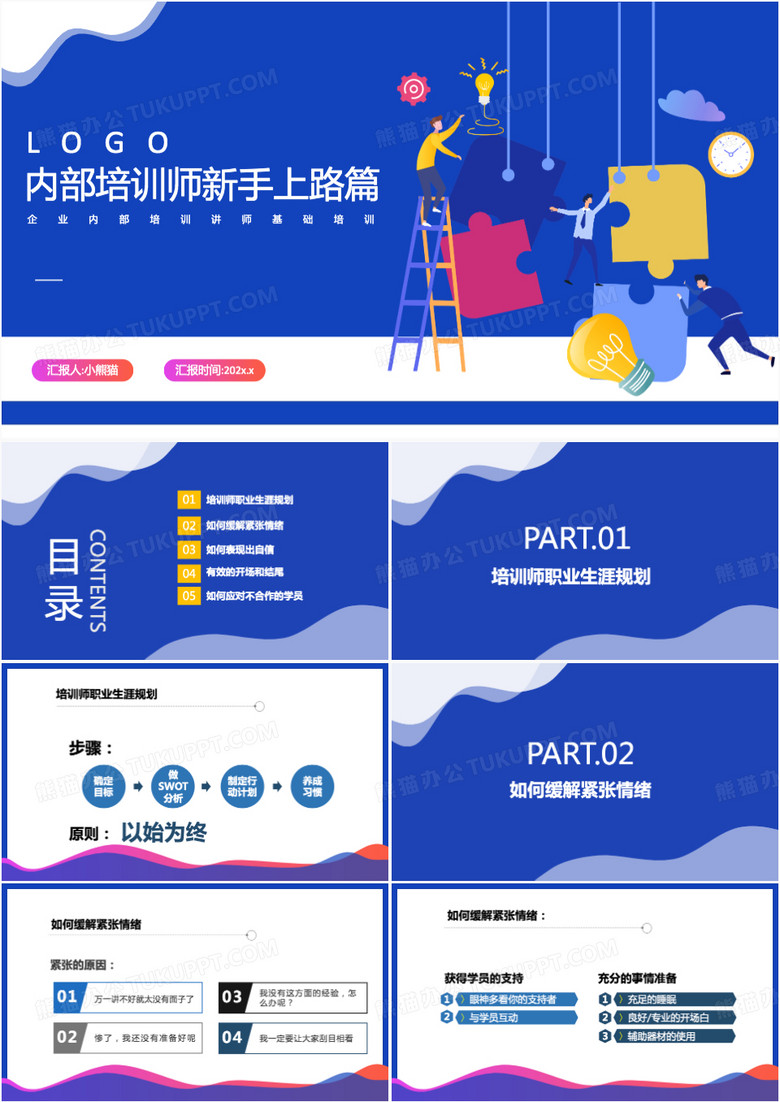 企业内部培训讲师基础培训PPT模板
