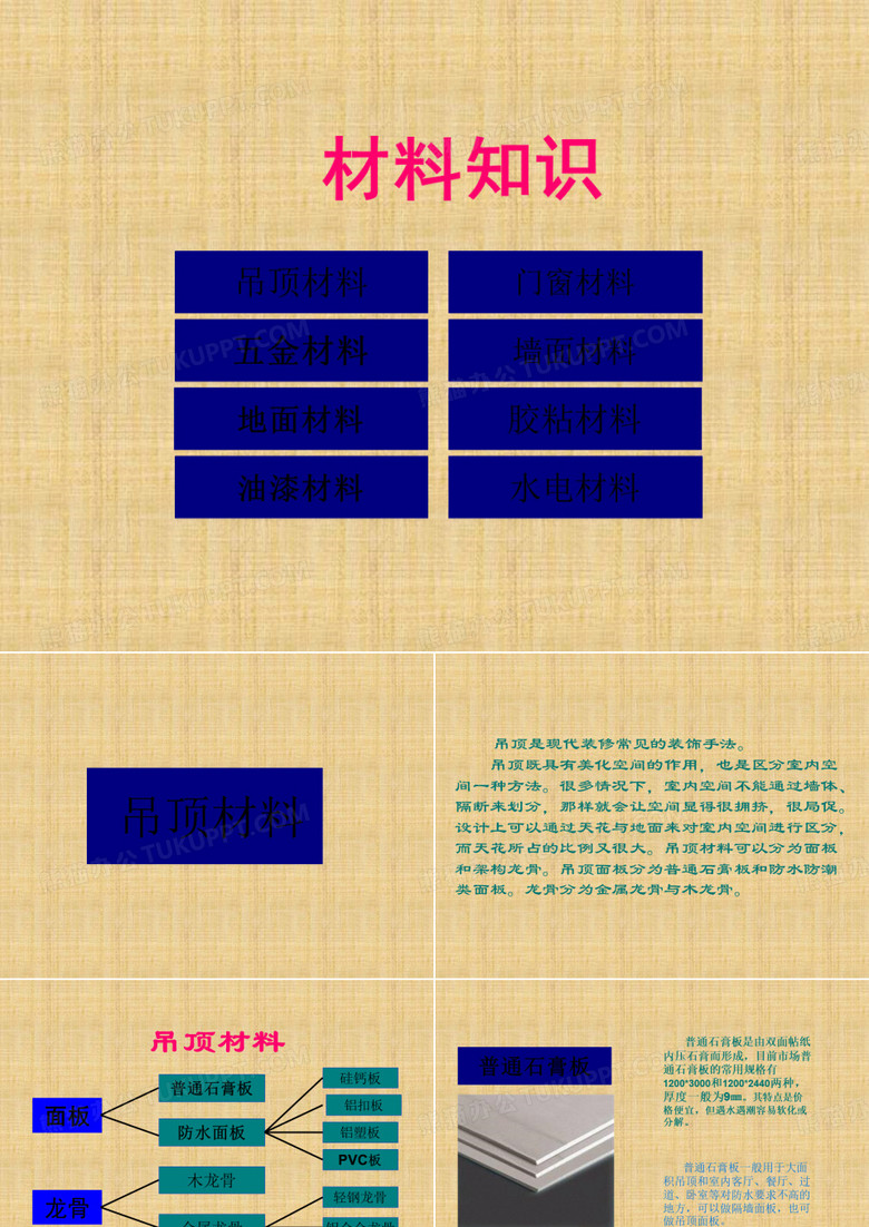 装饰工程装饰材料