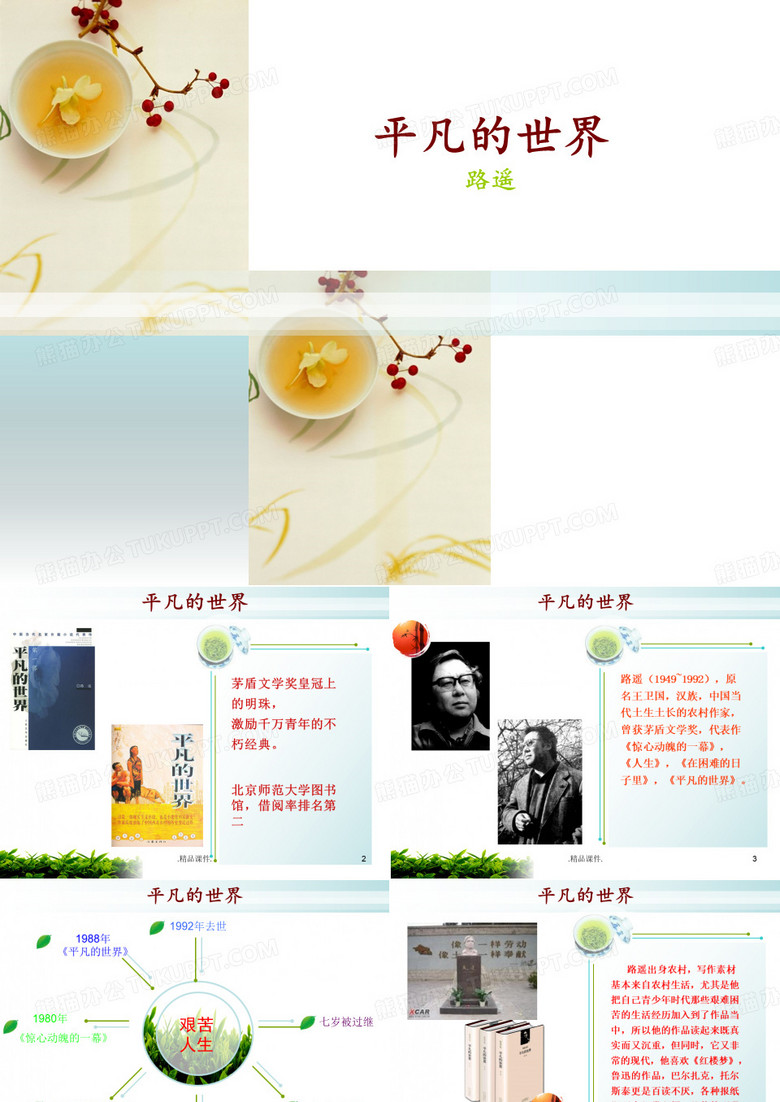 最终版《平凡的世界》读后感.ppt