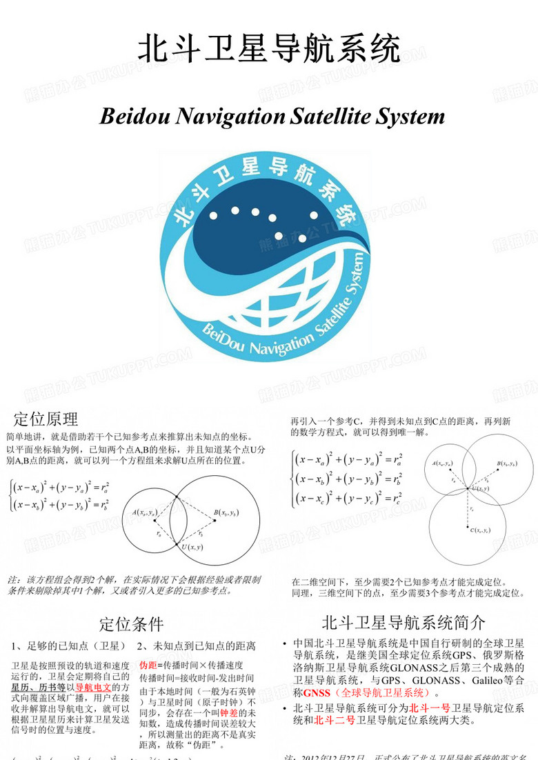 北斗卫星导航系统介绍