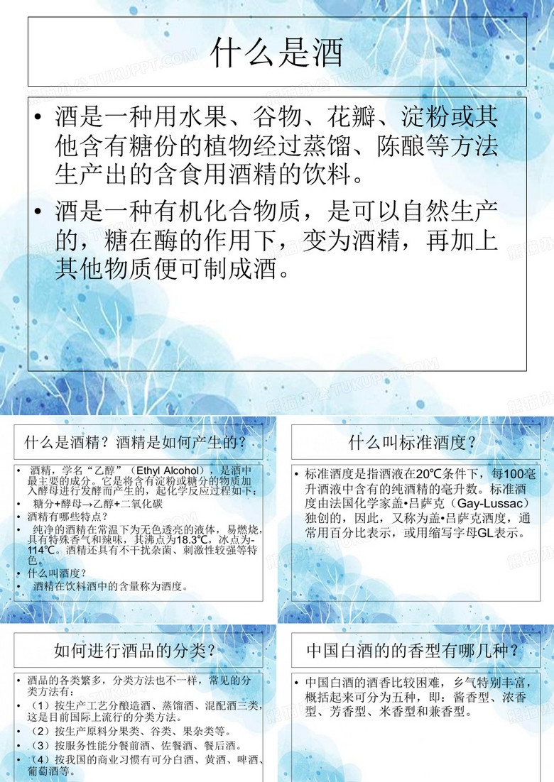 酒水知识各种酒水分类介绍