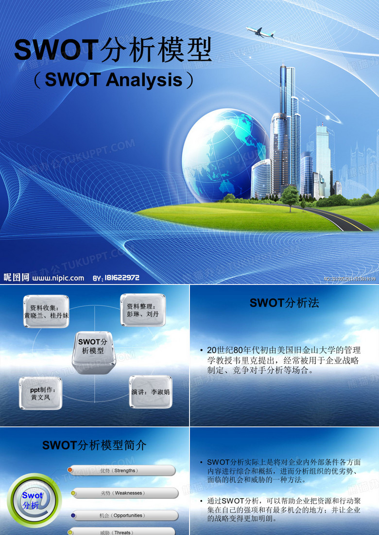 SWOT分析模型ppt