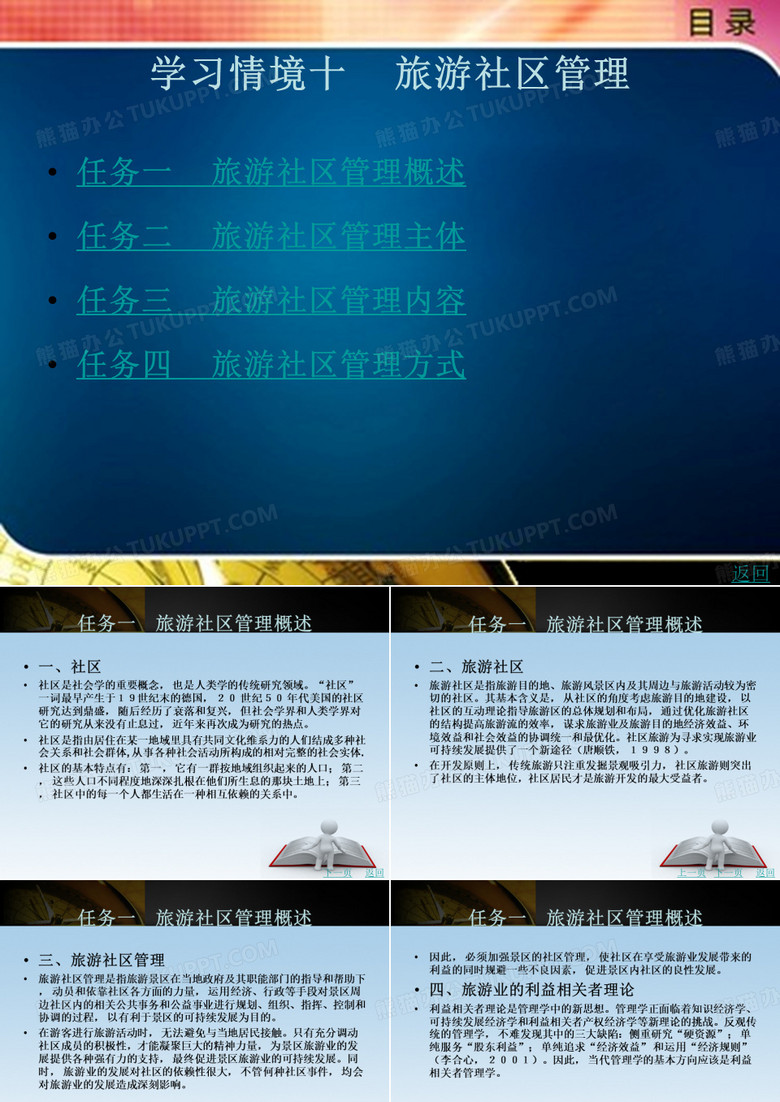 旅游社区管理